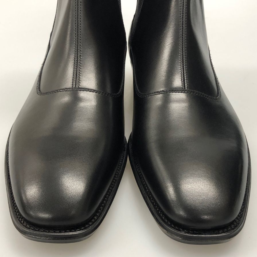 大塚製靴 M5-104 サイドゴア レザーブーツ ブラック サイズ25.5cm OTSUKA ブーツ 約25.5cm【LA】【中古】