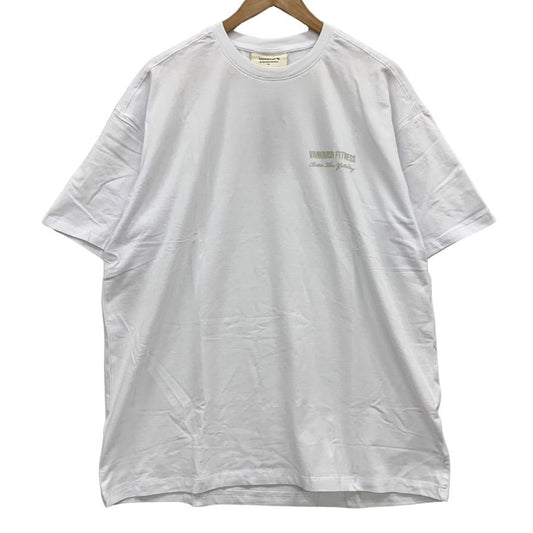 新品同様◆ヴァンキッシュフィットネス 半袖Tシャツ ホワイト メンズ サイズM VANQUISH FITNESS 【AFB34】