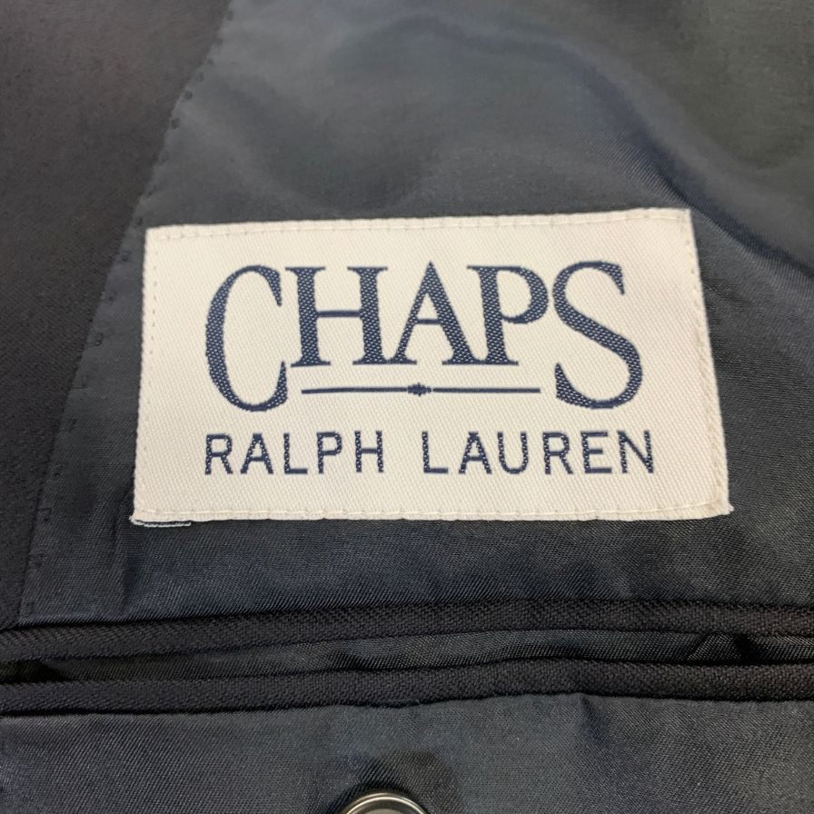 美品◆チャップス ラルフローレン テーラードジャケット 3B 90年代 ネイビー メンズ サイズ96B4 Ralph Lauren CHAPS 【AFB32】