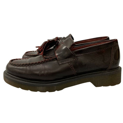 美品◆ドクターマーチン タッセルローファー 14573601 エイドリアン メンズ サイズUK6 チェリーレッド Dr.Martens【AFD2】