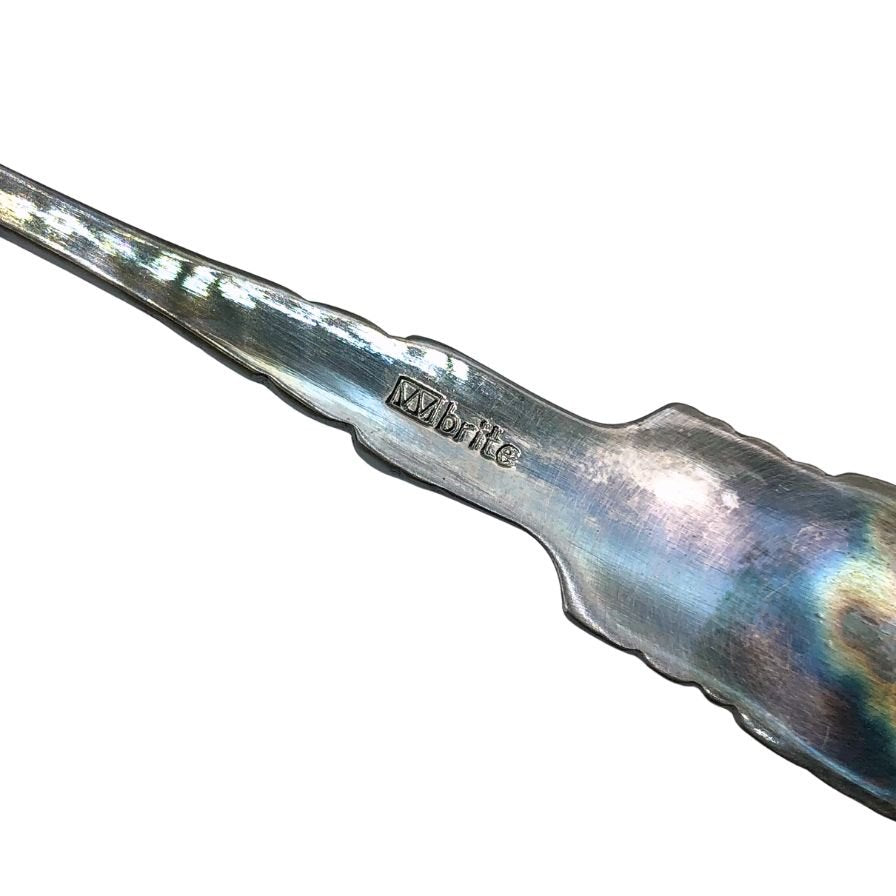 ジェムライト ブライトリンデン フォークセット シルバー 花柄 GEMLIGHT【AFI26】【中古】
