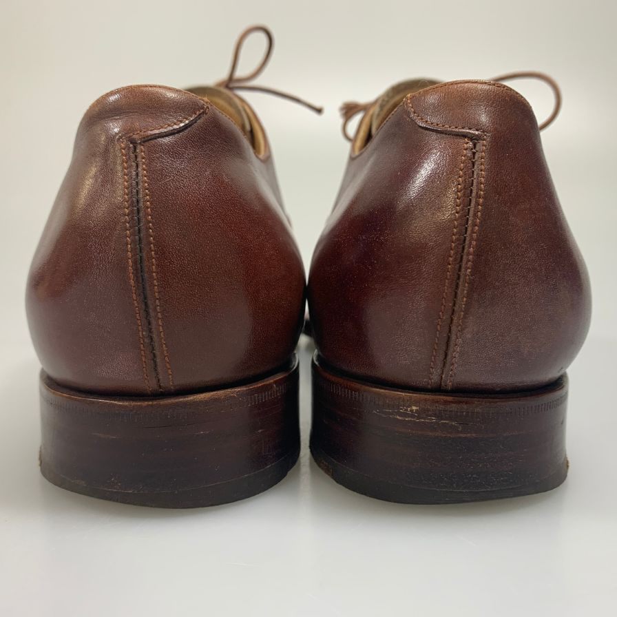 シルバノラッタンジ 信濃屋別注 別注 パンチドキャップトゥ メンズ ブラウン サイズ 25cm Silvano Lattanzi 約25.0cm【AFC4】