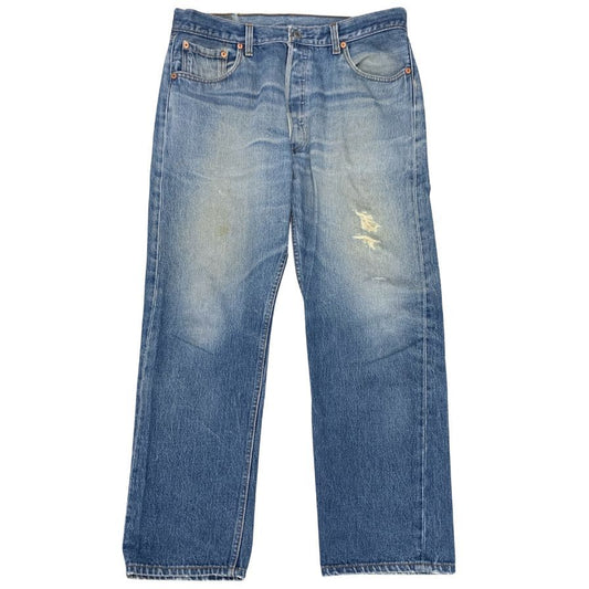 リーバイス デニムパンツ 501XX ボタン裏524 W36L31  90s ブルー系 Levi's 【AFB42】