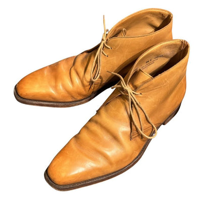クロケット＆ジョーンズ チャッカブーツ ポールスミス別注 5072 ブラウン サイズUK6.5E CROCKETT&JONES ブーツ 約25.0cm【LA】【中古】