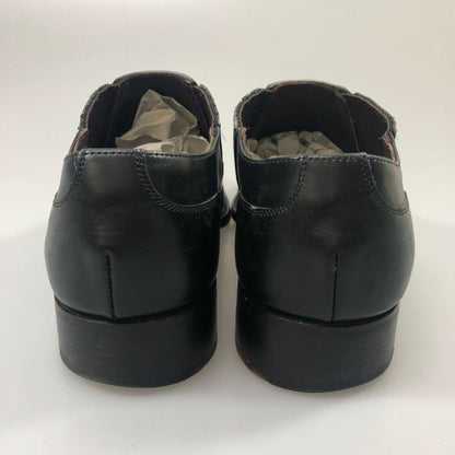 ジョセフチーニー Clarence スリッポン サイドエラスティック カーフ ブラック サイズUK6.5 JOSEPH CHEANEY 約25.5cm【AFC48】
