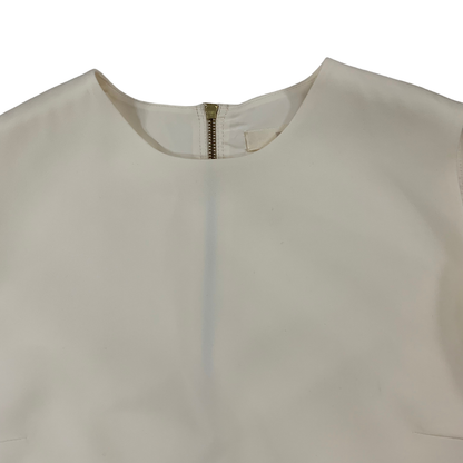 極美品◆フィガロパリ セットアップ ノースリーブ 2015 アイボリー レディース サイズ36 FIGARO Paris 【AFB46】