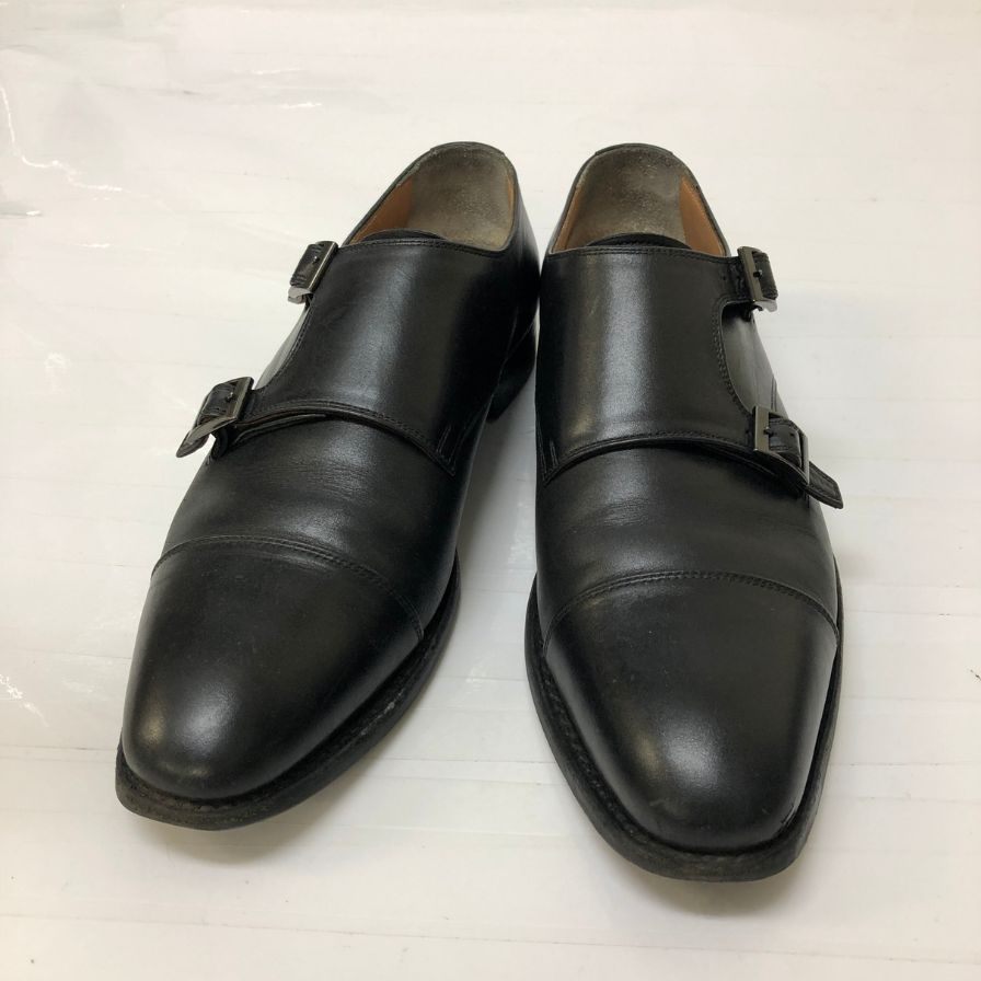 スコッチグレイン ダブルモンク ストラップ ブラック ラスト1812 サイズ25ハーフ SCOTCH GRAIN 約25.5cm【AFD1】