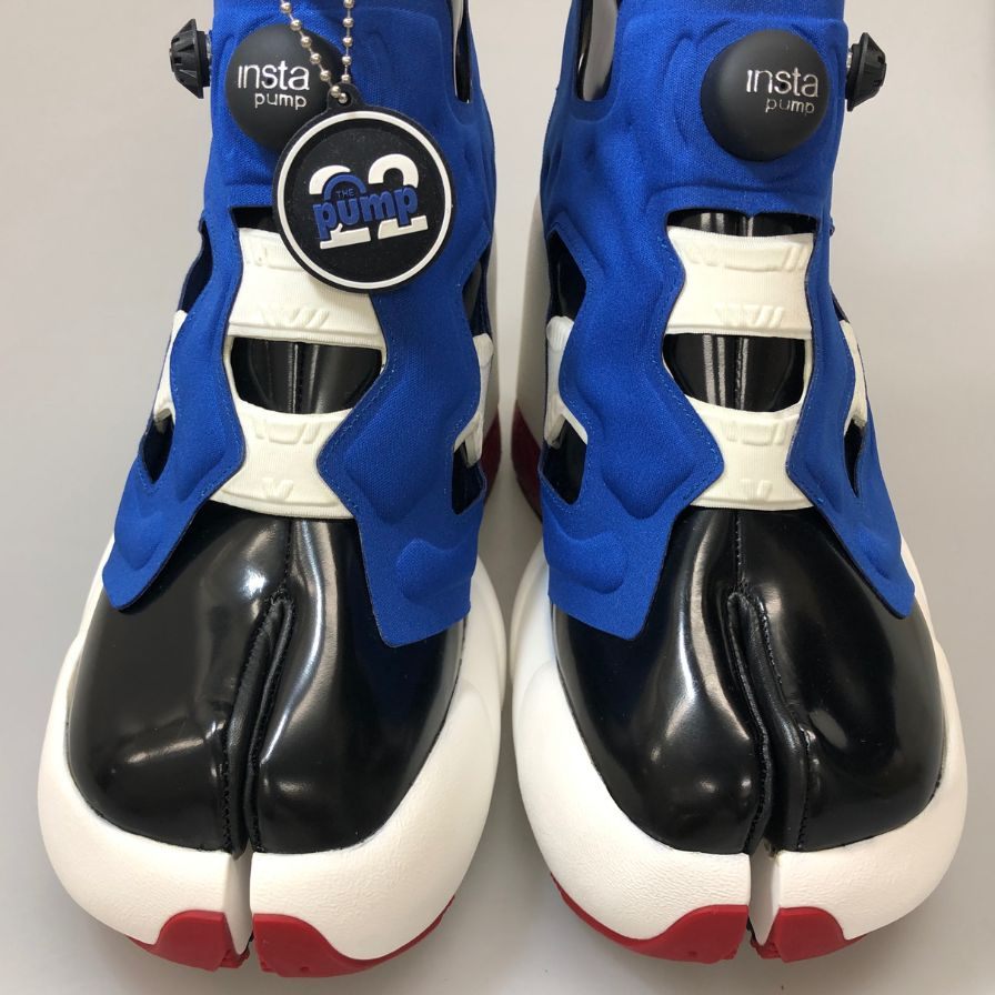 メゾンマルジェラ リーボック スニーカー Tabi Instapump Fury Hi S34WU0023 ブルー系 レディース サイズ37 Maison Margiela Reebok 約23.5cm【AFD6】
