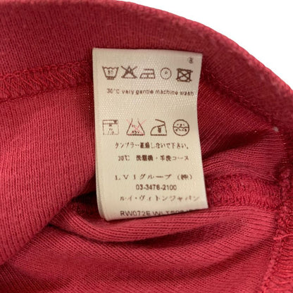 中古◆ルイヴィトン 長袖Tシャツ ハーフジップ 胸ロゴ ピンク キッズ サイズ4 LOUIS VUITTON 【AFB43】