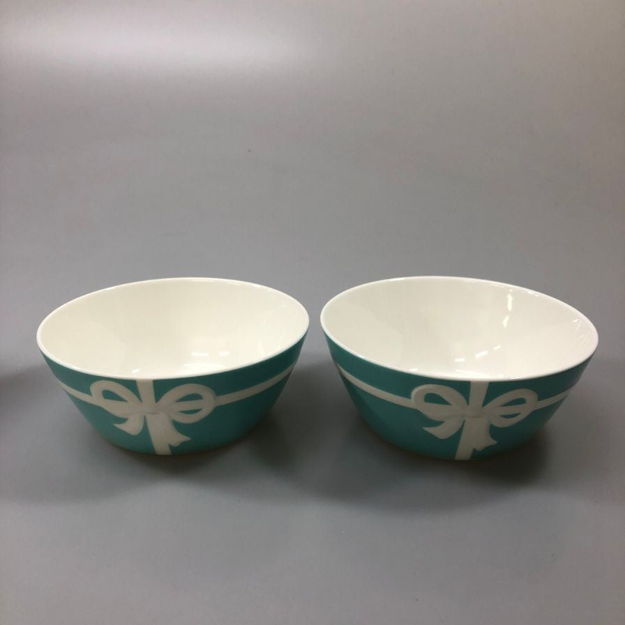 ティファニー ブルーボックス ボウル 2点セット TIFFANY＆Co.【AFI22】【中古】
