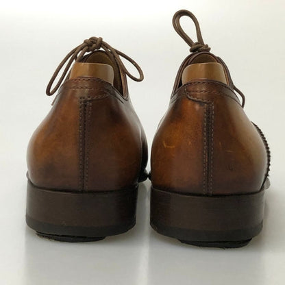 ベルルッティ レザーシューズ ラピエセルプリゼ カリグラフィ オルガ期 ブラウン サイズ 6 Berluti 約25.0cm【同梱不可】【AFC53】