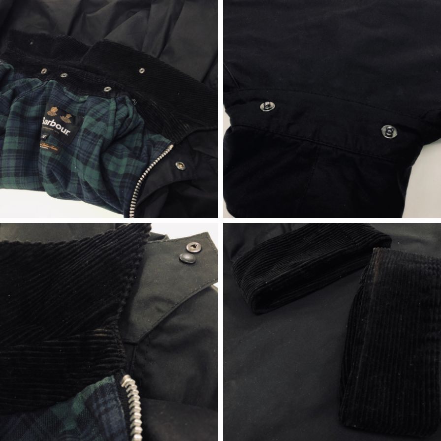 中古◆バブアー  オイルドジャケット 222MWX1277 22AW GAMEFAIR ブラック メンズ サイズ 38 Barbour 【AFA11】