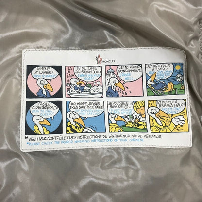 中古■モンクレール ダウンジャケット モカ レディース サイズ0 ホワイト MONCLER MOKA GIUBBOTTO 【AFA13】