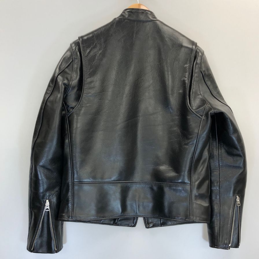 美品◆ショット シングルライダース ジャケット 641XJH スペシャルホースハイド ブラック メンズ サイズ38 Schott SPECIAL HORSEHIDE 【AFG1】