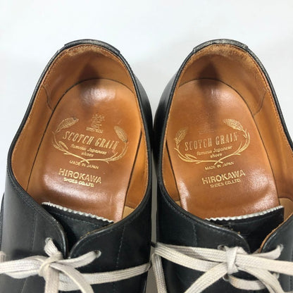 スコッチグレイン レザーシューズ 426 ストレートチップ カーフ ブラック系 24.5 メンズ SCOTCH GRAIN 約24.5cm【YB4】