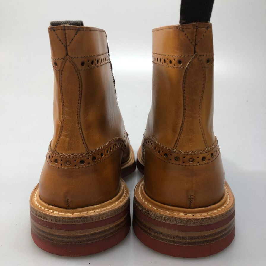 トリッカーズ M7046 ウィングチップ メンズ サイズ 7ハーフ ブラウン Tricker’ｓ ビジネスシューズ 約26.0cm【LA】【中古】