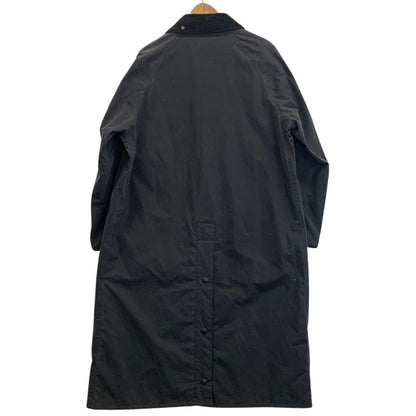 美品◆バブアー コート バーレー 2ワラント グレー ワックスドコットン サイズ38  BARBOUR BURGHLEY 【AFA18】