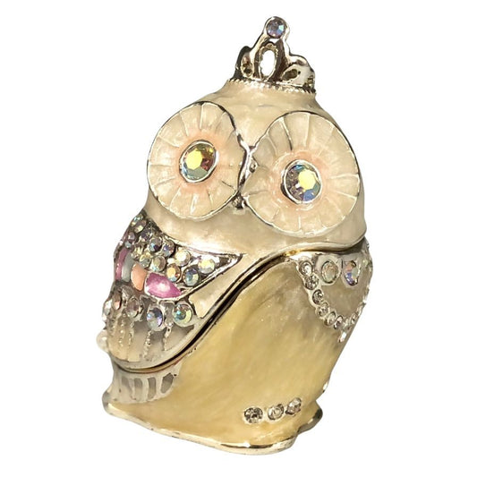 ピィアース ジュエリーボックス アクセサリーケース 小物入れ フクロウ Piearth【AFI19】【中古】