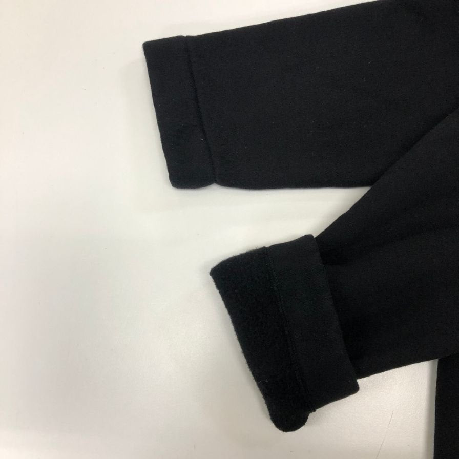 美品◆アニエスベー ジャケット ET84M001 ブルゾン ボタン 裏起毛 メンズ ブラック サイズ3  agnès b 【AFB39】