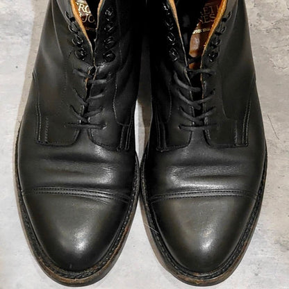 クロケット＆ジョーンズ コニストン キャップトゥ ブーツ カーフ ブラック サイズUK6.5E CROCKETT&JONES ブーツ 約25.0cm【LA】【中古】