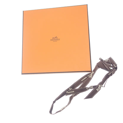 新品同様◆エルメス ハンドタオル ステアーズ コットン100％ オレンジ系 HERMES【AFI23】