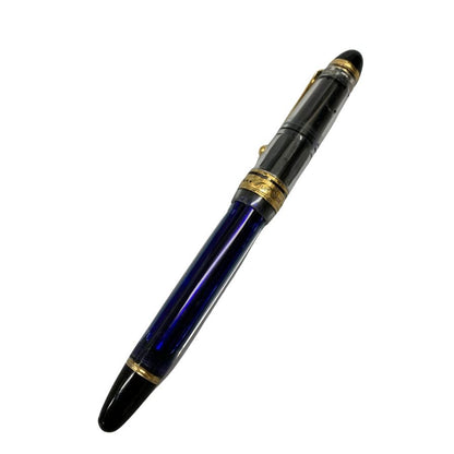 美品◆パイロット 万年筆 カスタム823 ペン先14K 585 クリア ブルー PILOT CUSTOM【AFI16】