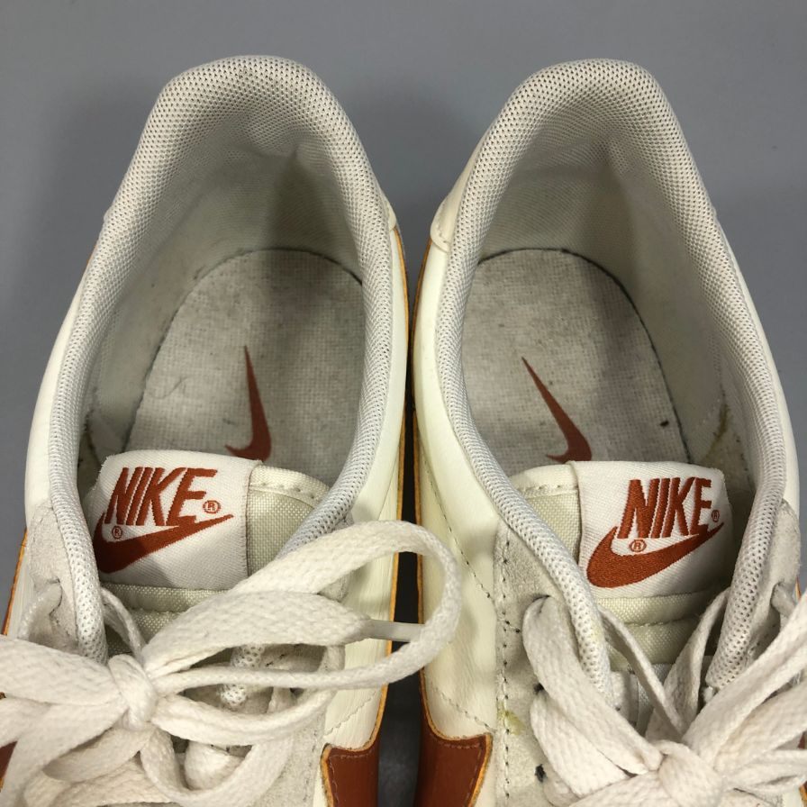 ナイキ キルショット 2 レザー 432997-127 メンズ サイズ27cm ホワイト×ブラウン NIKE KILL SHOT 2 LEATHER 約27.0cm【AFC8】
