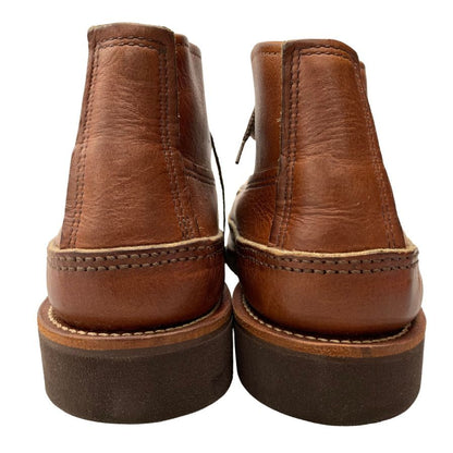 ラッセルモカシン レザーシューズ スポーティング クレイ チャッカ ブーツ 200-27W 茶系 サイズ8E Russell Moccasin 約26.5cm【AFD12】