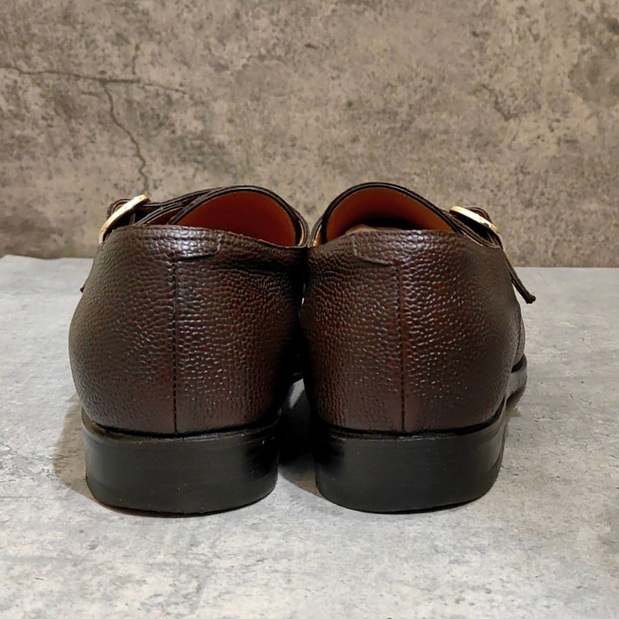 クロケット&ジョーンズ タッセルローファー ウェンドーバー スエード ブラウン メンズ サイズUK7E CROCKETT&JONES ローファー 約25.5cm【LA】【中古】