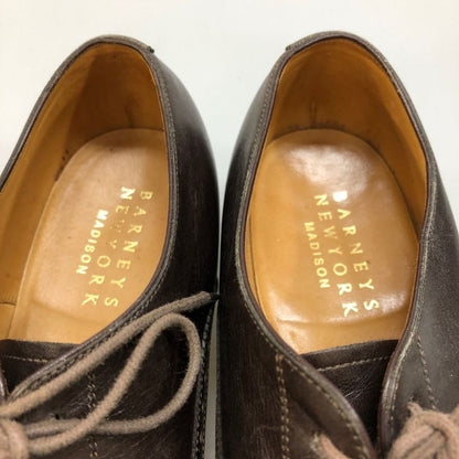 バーニーズ ニューヨーク レザーシューズ カーフ レザー ウィングチップ 内羽根 ブラウン メンズ サイズ7 BARNEYS NEWYORK MADISON ビジネスシューズ 約25.0cm【LA】【中古】