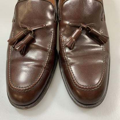 フラテッリロセッティ タッセルローファー 21422 カーフ ブラウン サイズUK7.5 メンズ FRATELLI ROSETTI 約26.0cm【AFC44-2】