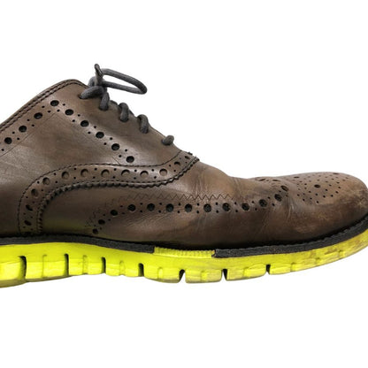 コールハーン レザースニーカー ゼログランド メンズ サイズ9.5 ブラウン C22061 COLE HAAN  zerogrand 約28.0cm【AFC45】