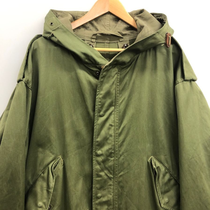 極美品◆モッズコート ライナー シェル 1951年製 メンズ サイズM グリーン系 Mods coat 【AFA9】
