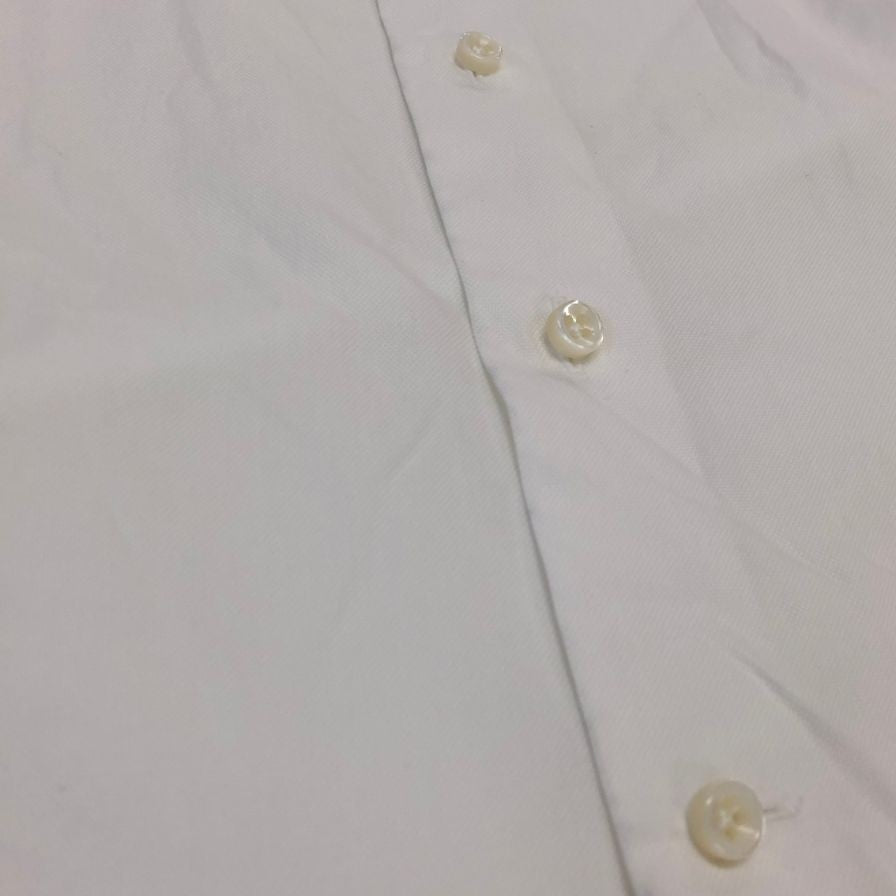 中古◆ミナミシャツ オーダー シャツ バンドカラー メンズ サイズ不明 ホワイト MINAMI SHIRTS BESPOKE 【AFB5】