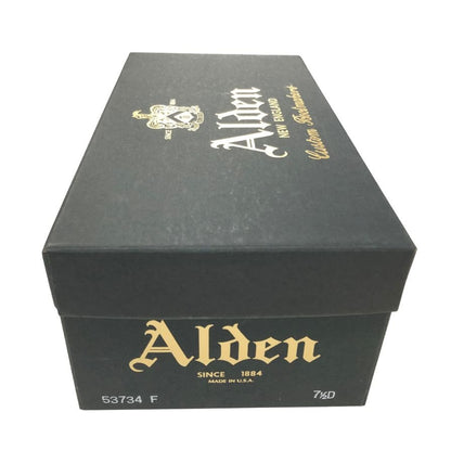 オールデン マーガレットハウエル別注 53734  プレーントゥ カーフ ブラウン メンズ サイズUS7.5D ALDEN ビジネスシューズ 約25.5cm【LA】【中古】