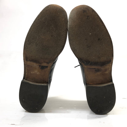 コールハン レザーシューズ  ブラック メンズ サイズ8F COLEHAAN 約25.5cm【YB5】