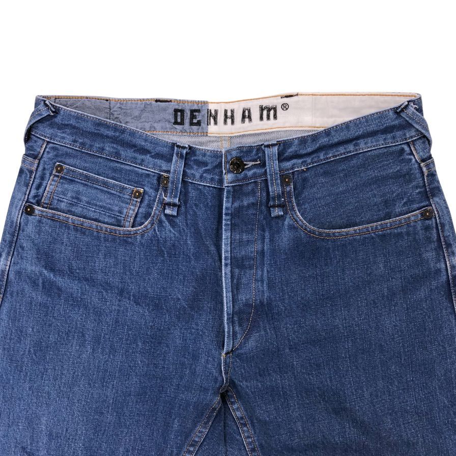 デンハム デニムパンツ UPGRADE レギュラーフィット ブルー サイズ34 DENHAM 【AFB38】