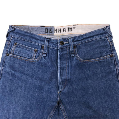 デンハム デニムパンツ UPGRADE レギュラーフィット ブルー サイズ34 DENHAM 【AFB38】