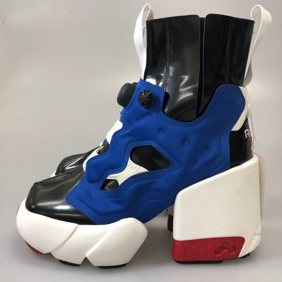 メゾンマルジェラ リーボック スニーカー Tabi Instapump Fury Hi S34WU0023 ブルー系 レディース サイズ39 Maison Margiela Reebok 約25.5cm【AFD7】