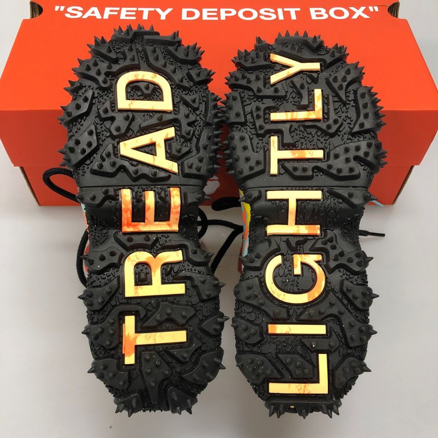 ナイキ×オフホワイト エアテラフォーマ スニーカー DQ1615-800 レディース サイズ23.0cm オレンジ系 NIKE×OFF-WHITE AIR TERRA FORMA 約23.0cm【AFD8】