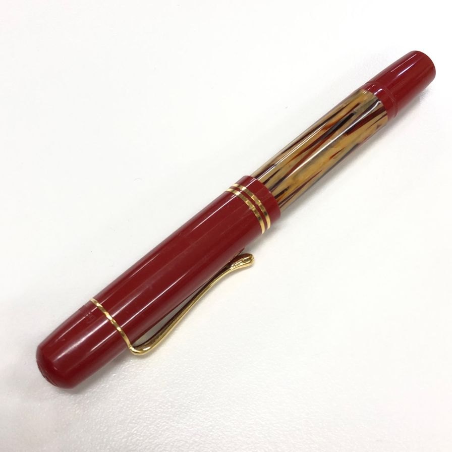 ペリカン 万年筆 M101N 585 14 K トータスシェルレッド Pelikan【AFI13】