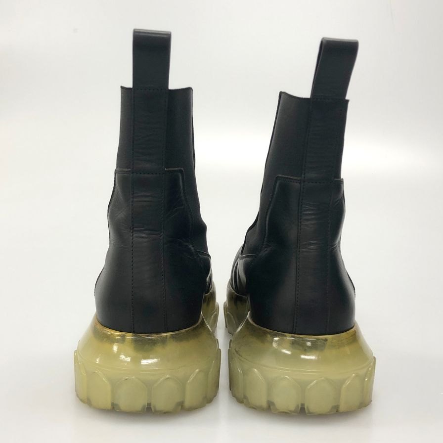未使用級✨リックオウエンス　メガバンパービートルブーツ　サイドゴアブーツ　レザー 未使用級✨リックオウエンス メガバンパービートルブーツ