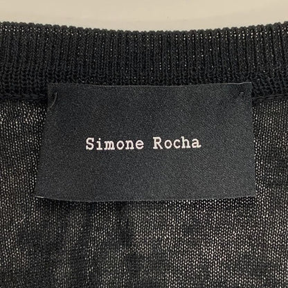極美品◆シモーネロシャ カーディガン レディース サイズS ブラック Simone Rocha 【AFB27】