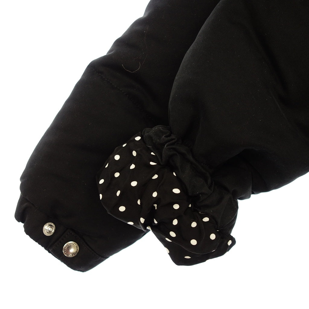 ワコマリア ダウンジャケット 裏地ドット S 黒 ブラック ☆AA