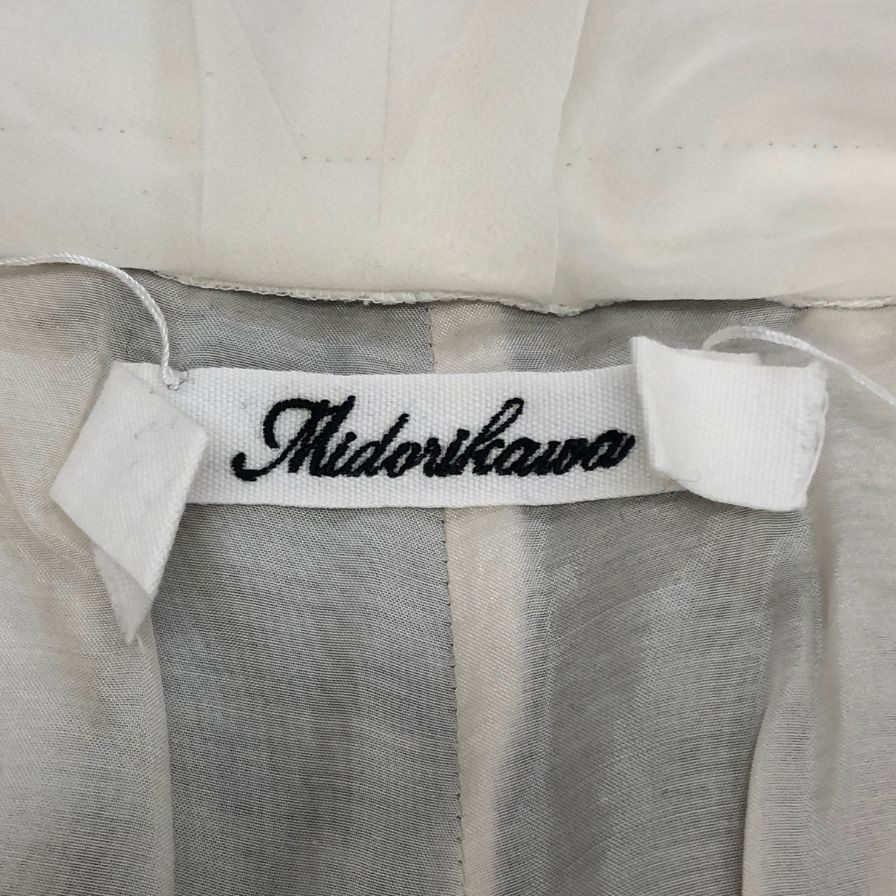 ミドリカワ 18AW ツイードパンツ アルパカ混 メンズ サイズM Midorikawa 【AFB41】