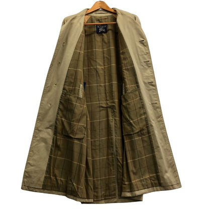 中古■バーバリー バルカラーコート 旧タグ イングランド製 ベージュ メンズ サイズ表記なし Burberry 【AFA1】