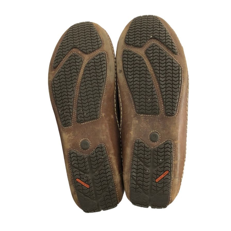 COLE HAAN ブラウンレザー ドライビングシューズ コールハーン ドライビングシューズ レザー ブラウン メンズ