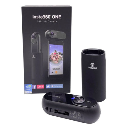 インスタ360 ウェアラブルカメラ 360度 全天球 VR アクションカメラ 2018年製 ブラック ユニセックス INSTA360 ONE【AFI21】【中古】
