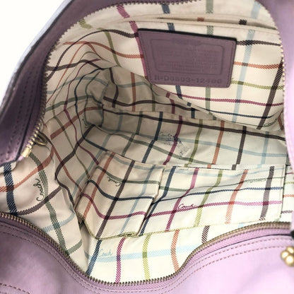 コーチ レザー ショルダーバッグ D0893-12406 ラベンダー レディース 肩掛け COACH【AFE5】