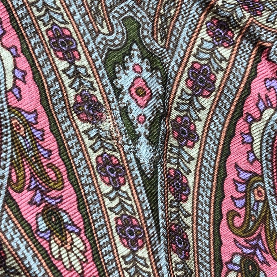 希少！ ミンク アンゴラ アルパカ シルク ジャガード柄 総柄 atomic art jacquard wool × alpaca knit sweater 70s 80s